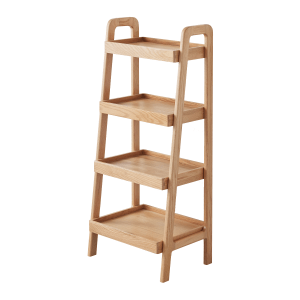 Solidwood Fuji Shelving Unit 4-Tier