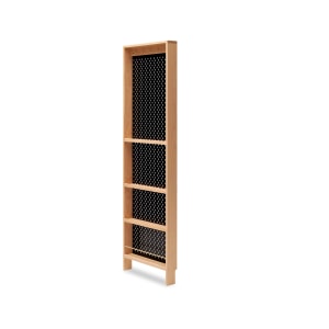 Solidwood Amber Pegboard Storage Rack