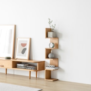 Solidwood Pittsburgh Corner Bookshelf