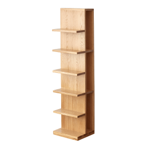 Solidwood Fuji 6-Tier Bookshelf