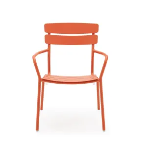 Wellmax Verano Outdoor Aluminium Dining Armchair, Terracotta