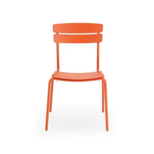 Wellmax Verano Outdoor Aluminium Dining Chair, Terracotta