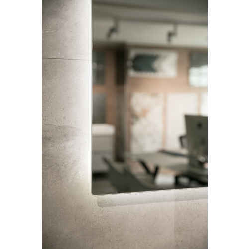 Aruvo Nfled Rectangle Frameless Bathroom Mirror with LED 1200mm