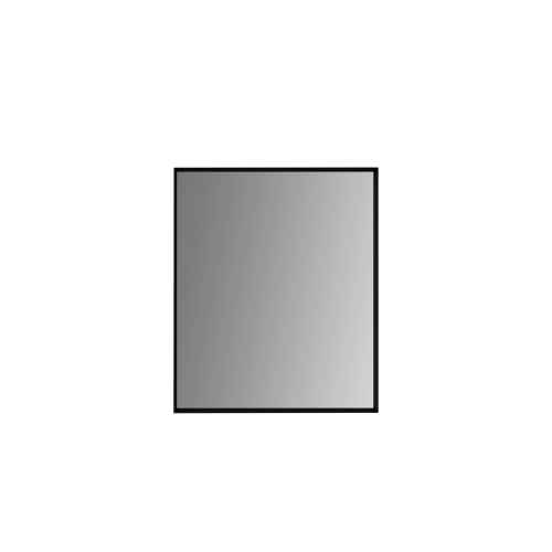 Aruvo Cstone Rectangle Composite Stone Bathroom Mirror Black 900mm