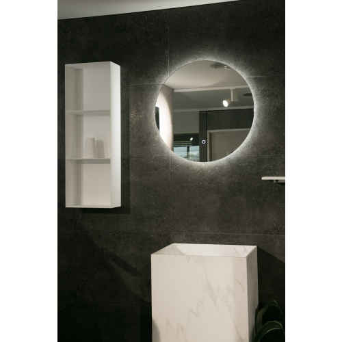 Aruvo Round Frameless Bathroom Mirror with LED 650mm