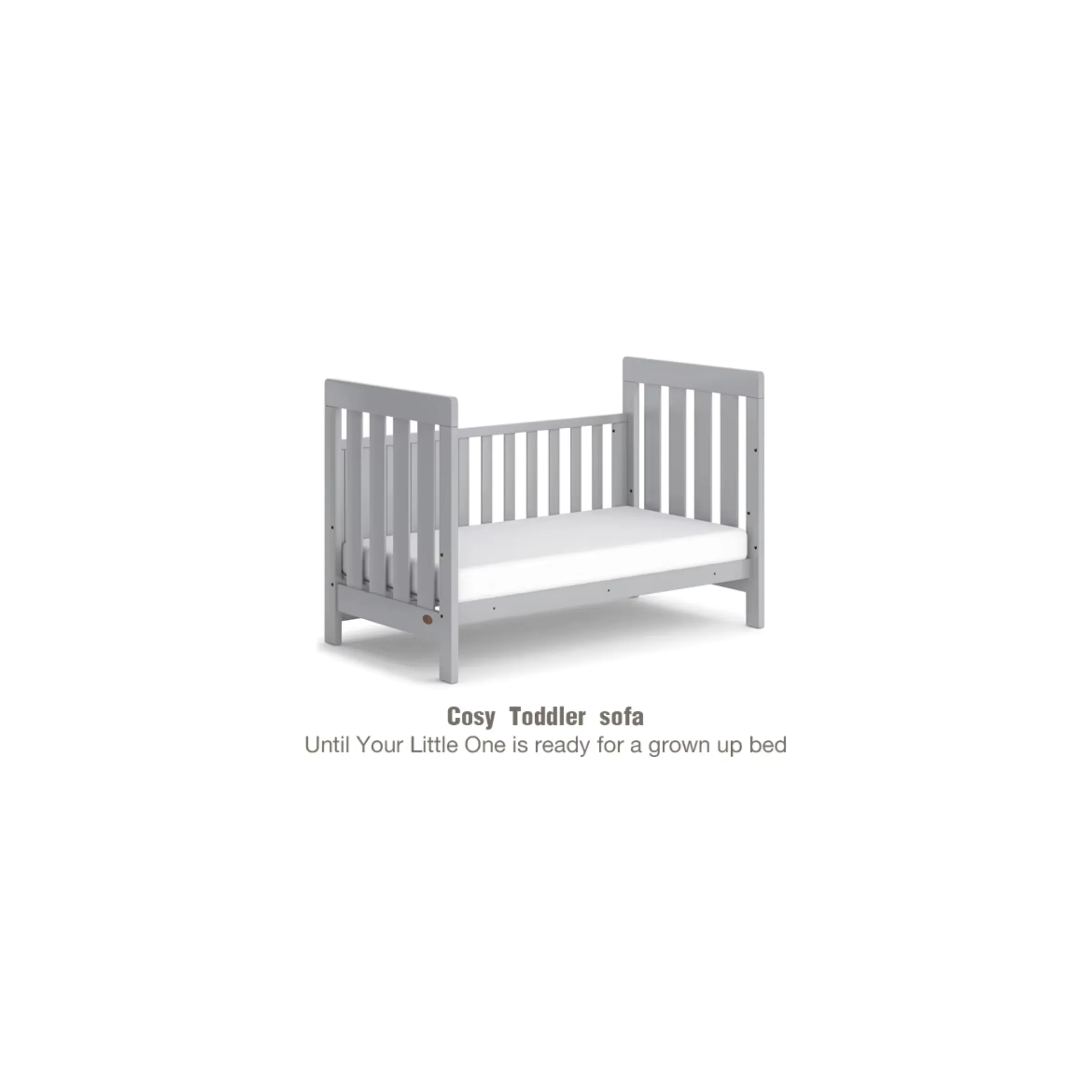 Boori Daintree Kids Baby Cot, Barley White