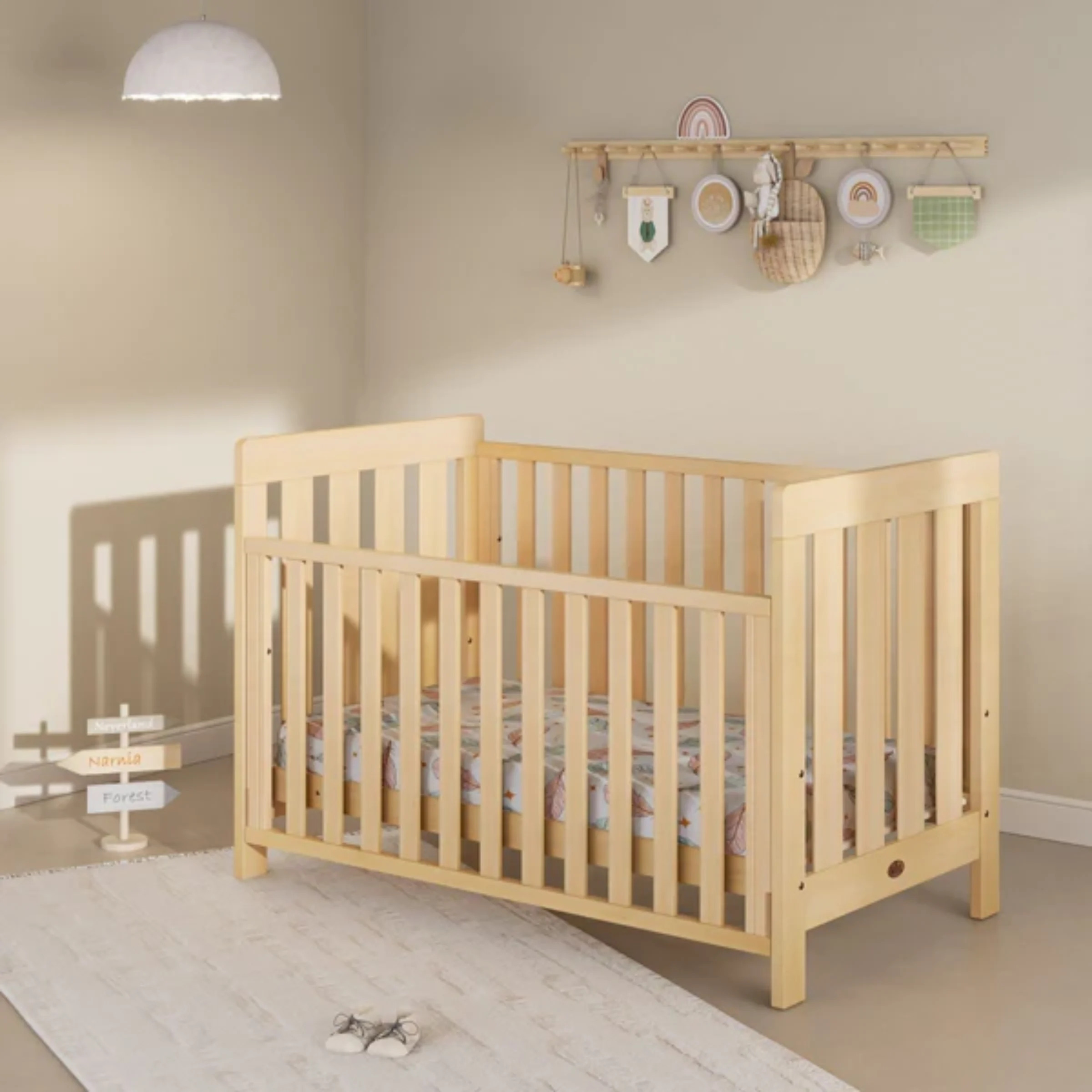 Boori Daintree Kids Baby Cot, Almond