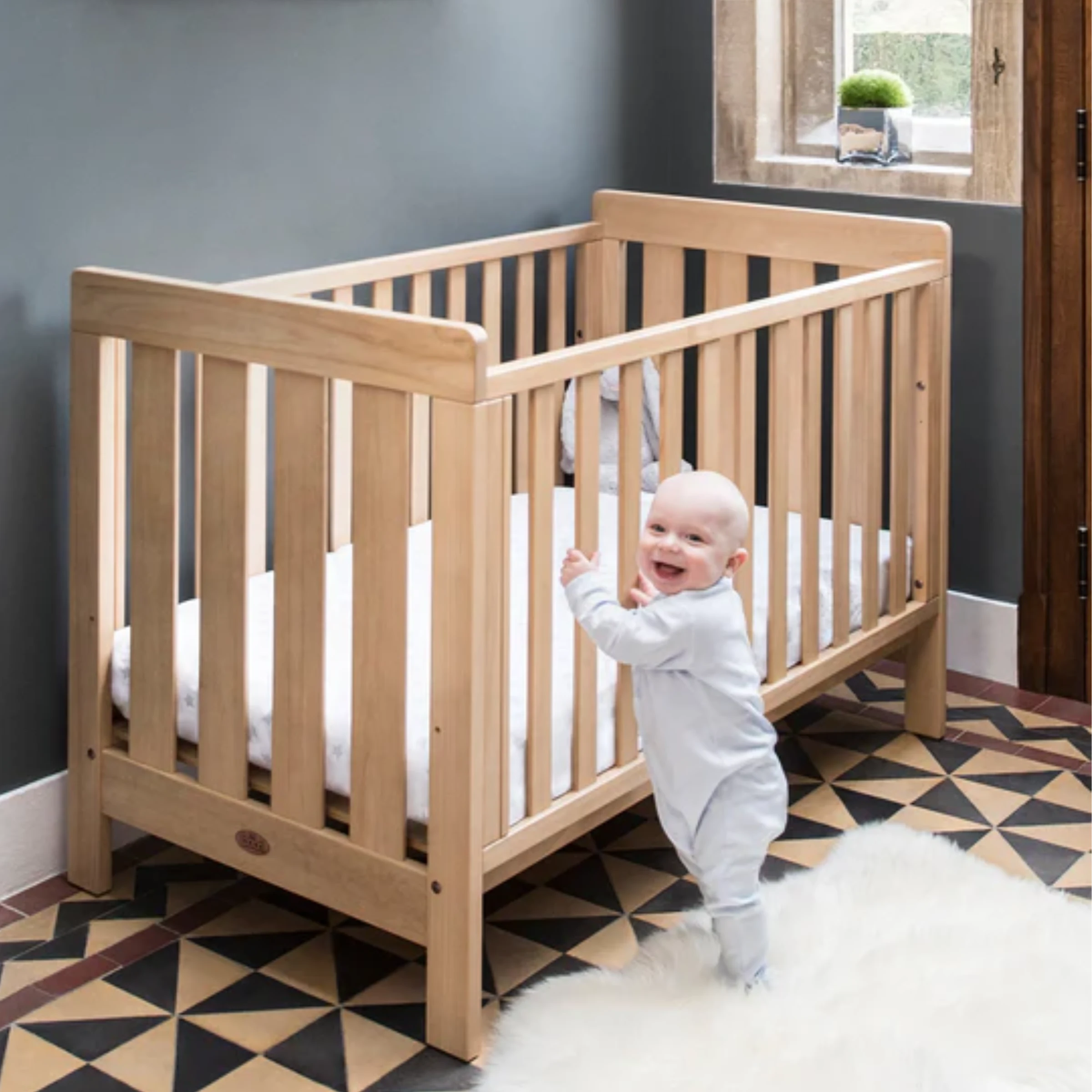 Boori Daintree Kids Baby Cot, Almond