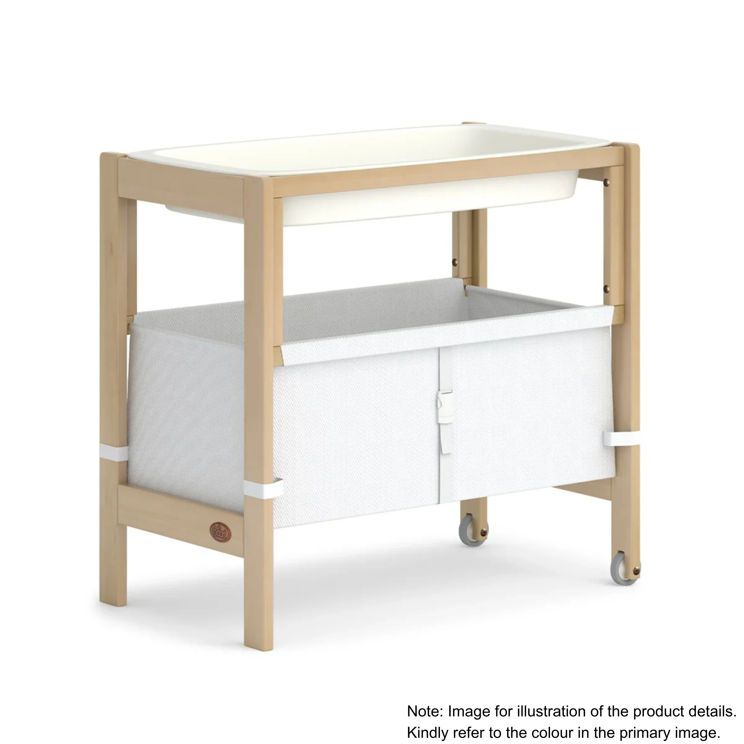 Boori Tidy Kids Bassinet/Change Table - 2 in 1, Pebble