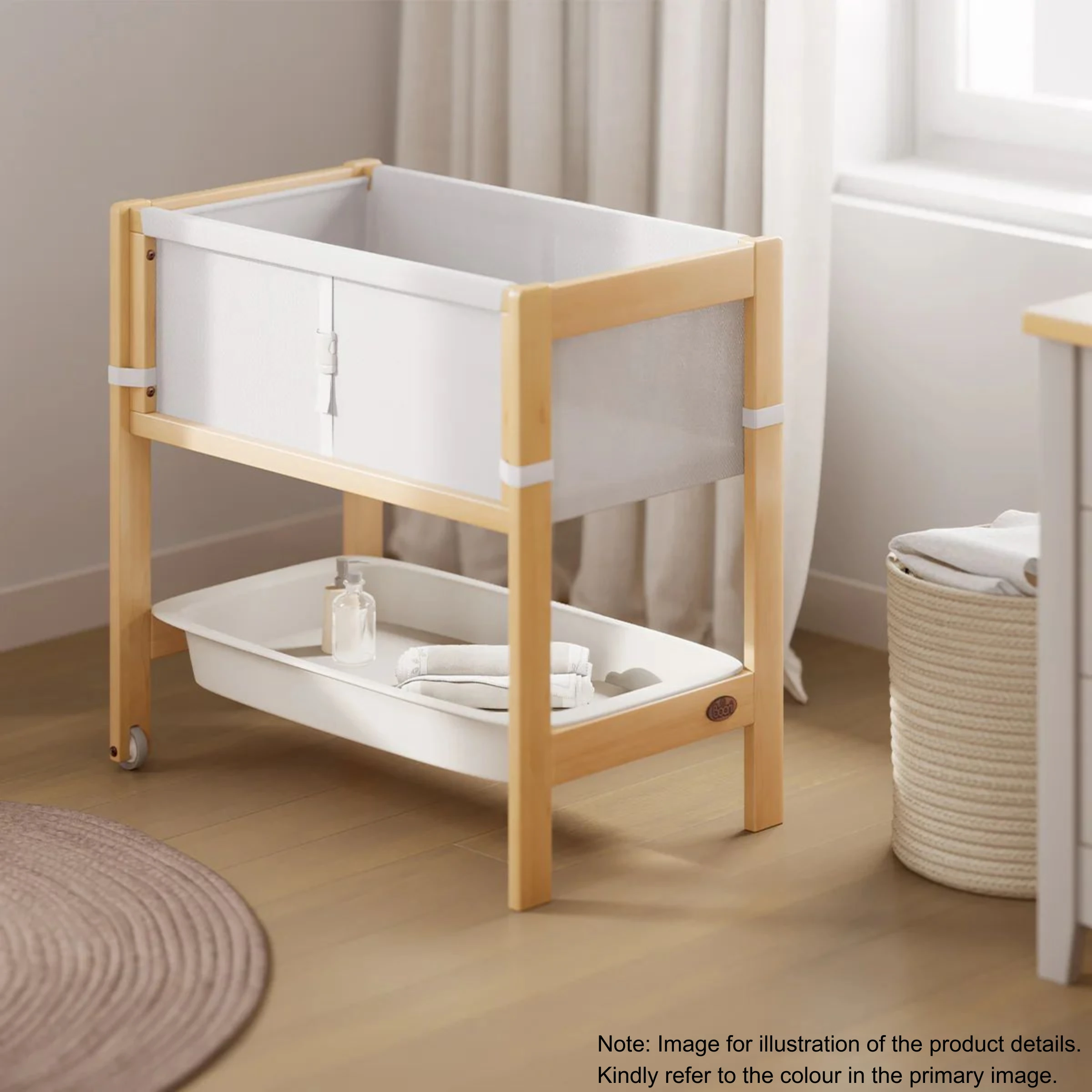 Boori Tidy Kids Bassinet/Change Table - 2 in 1, Pebble