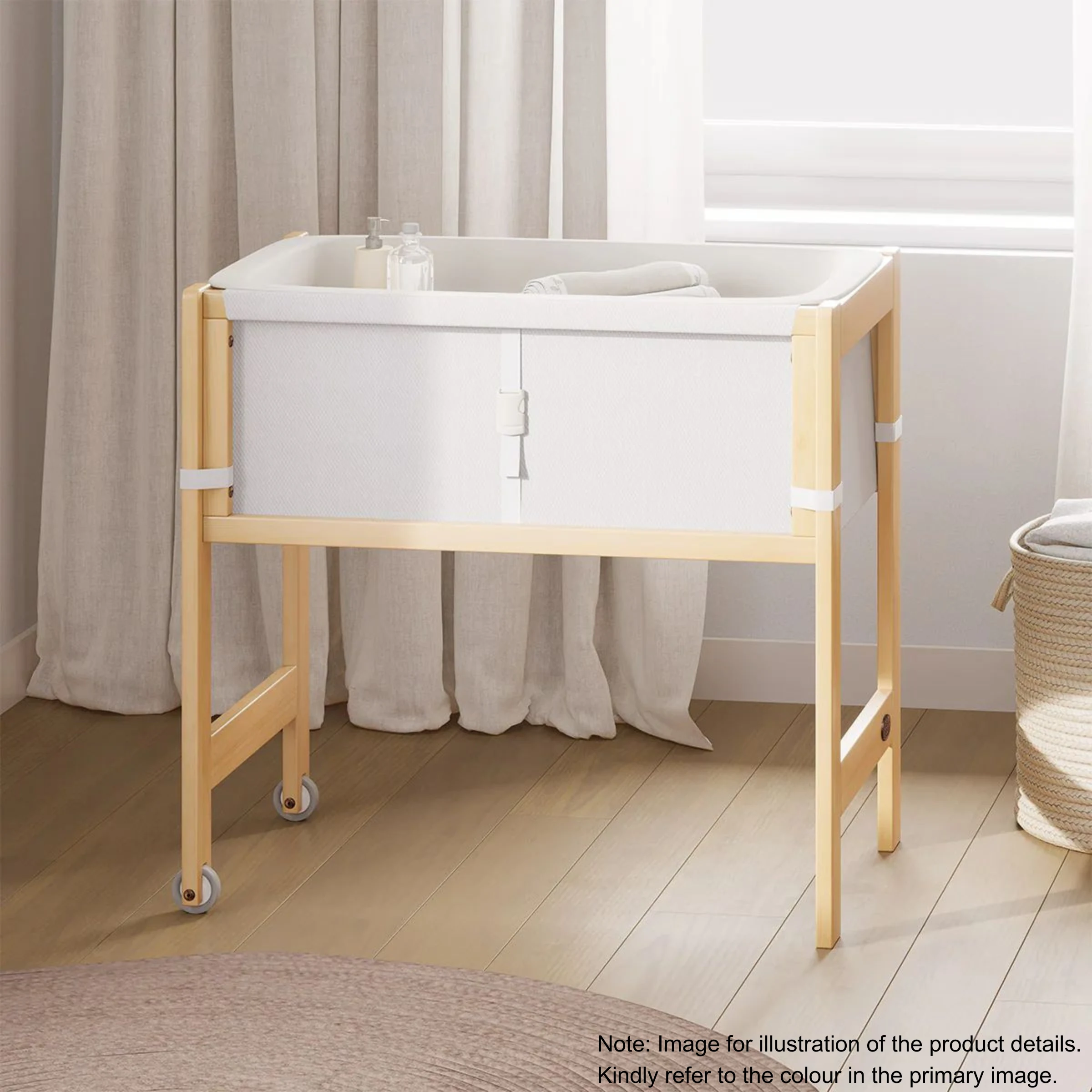 Boori Tidy Kids Bassinet/Change Table - 2 in 1, Pebble