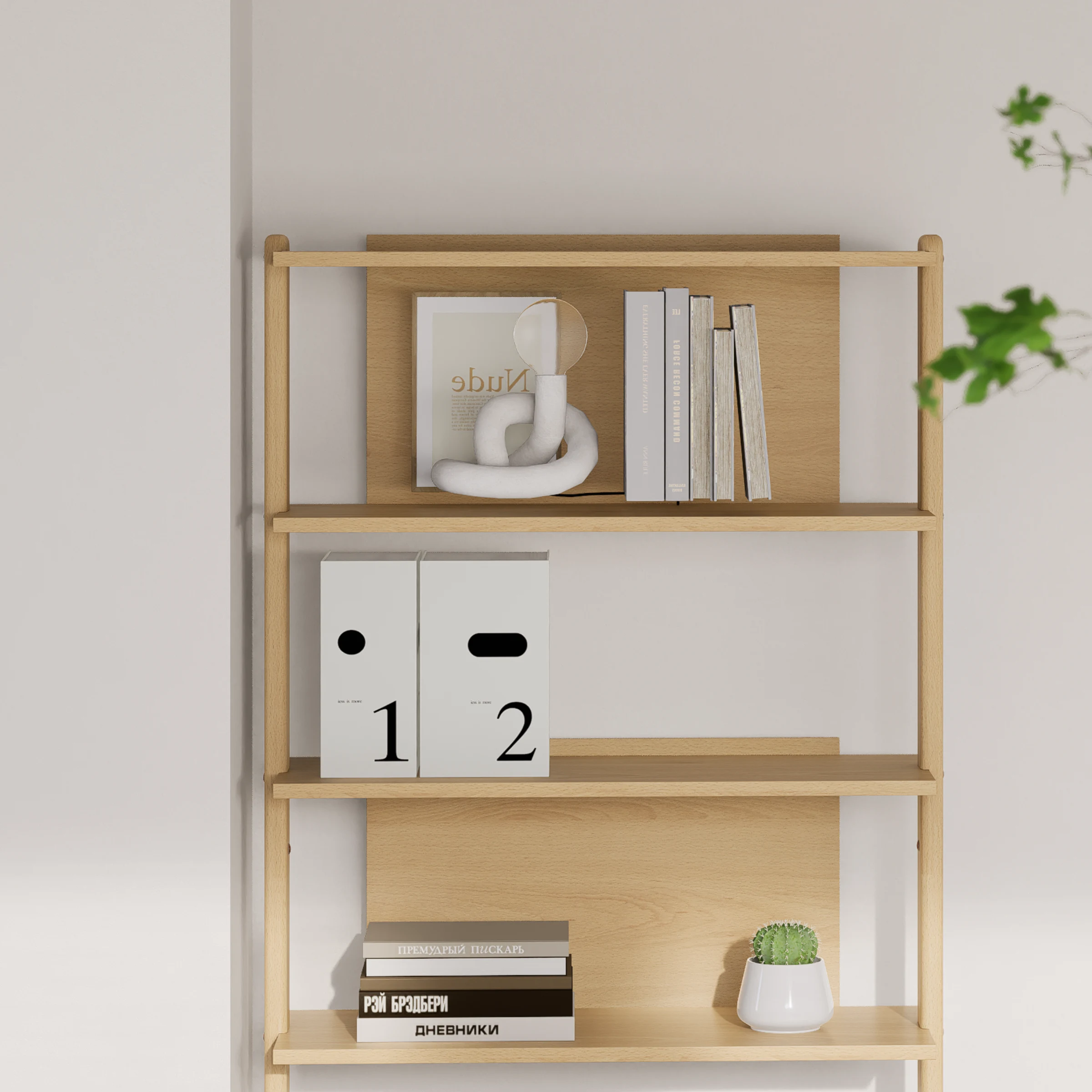 Boori Modular Kids 2 Drawer Bookshelf, Beech