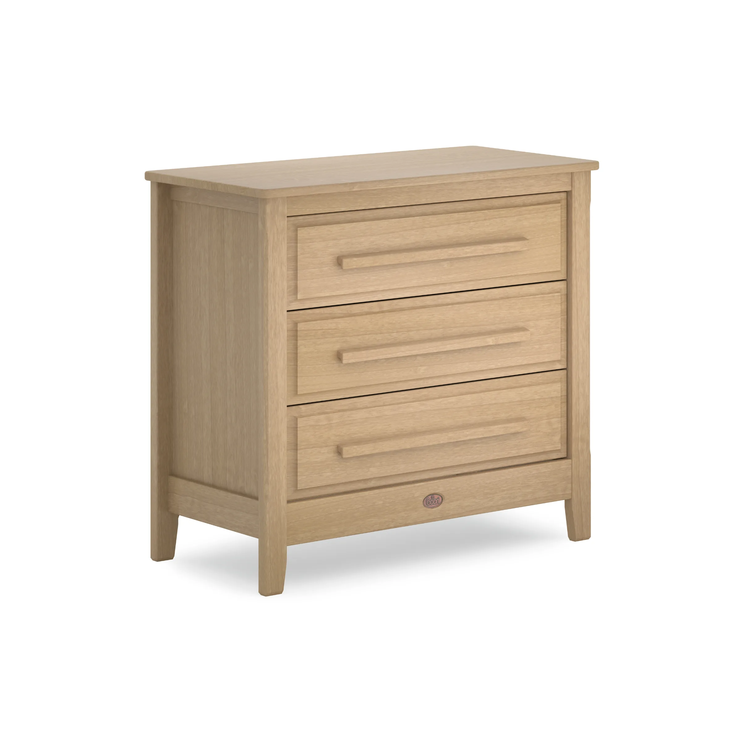 Boori Linear Kids 3 Drawer Chest Smart Assembly, Almond