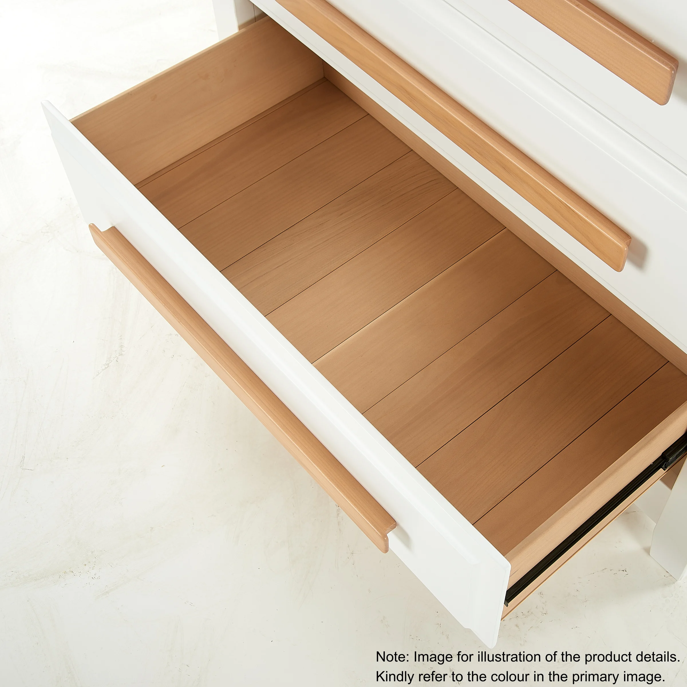 Boori Linear Kids 3 Drawer Chest Smart Assembly, Almond