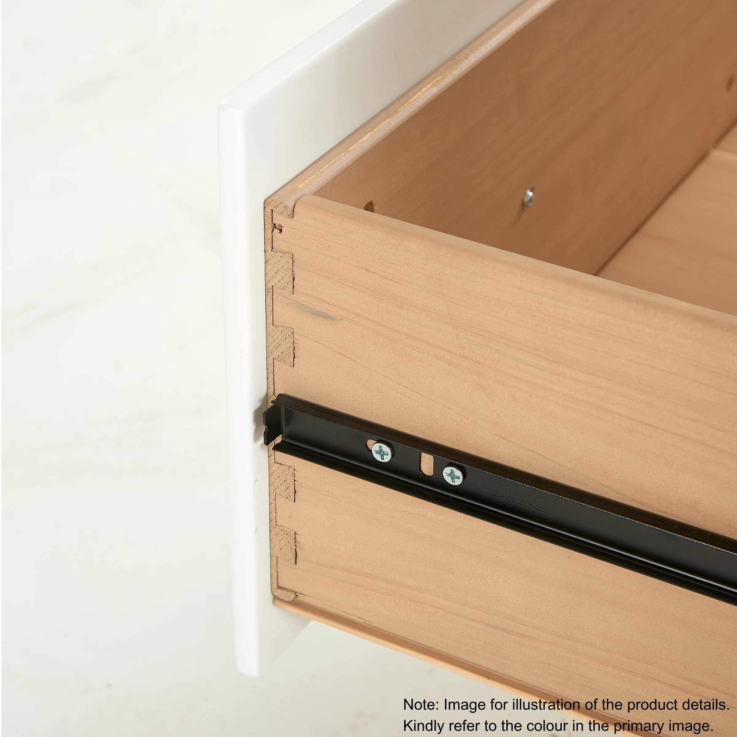 Boori Linear Kids 3 Drawer Chest Smart Assembly, Almond