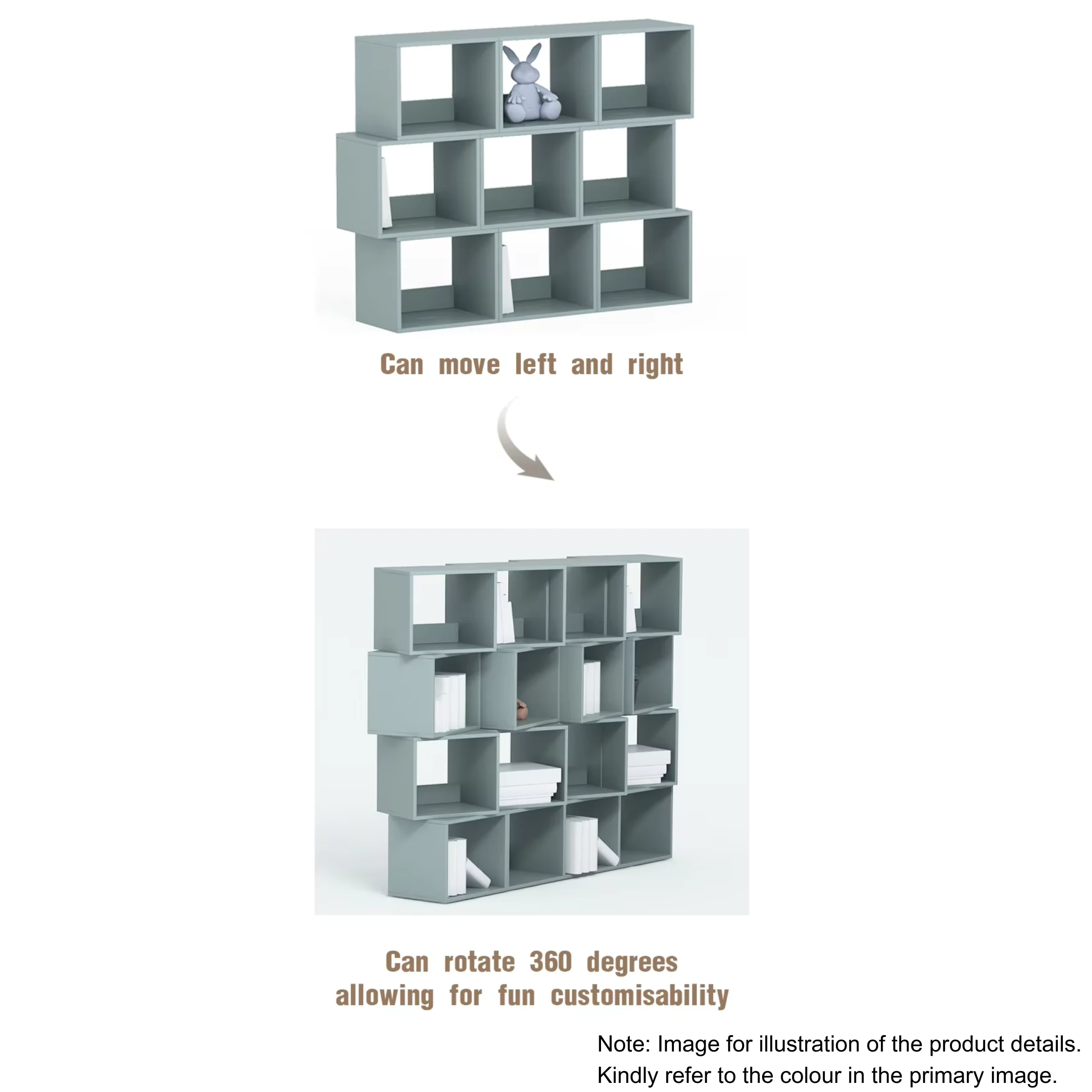 Boori Neat Kids Modular Box 3pk, Barley White