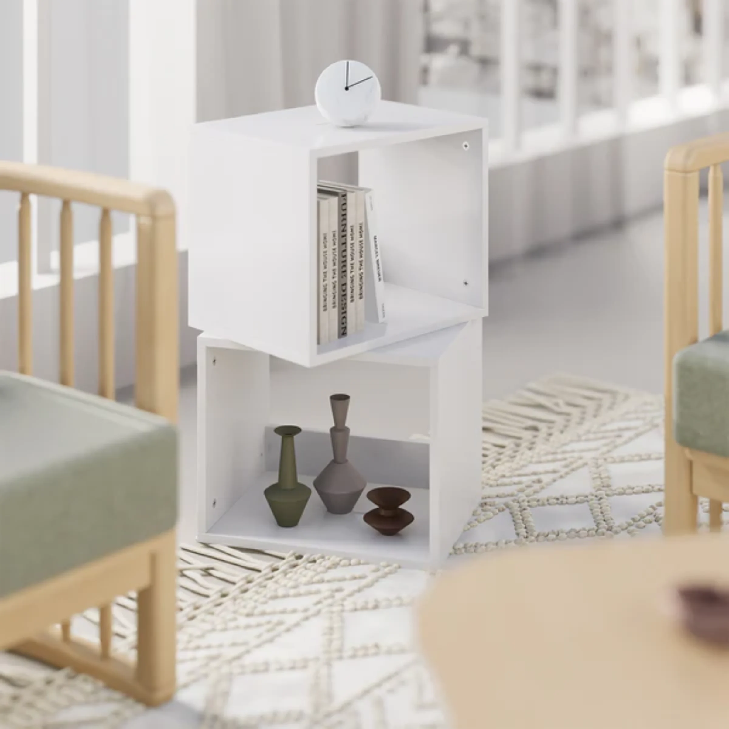 Boori Neat Kids Modular Box 2pk, Barley White