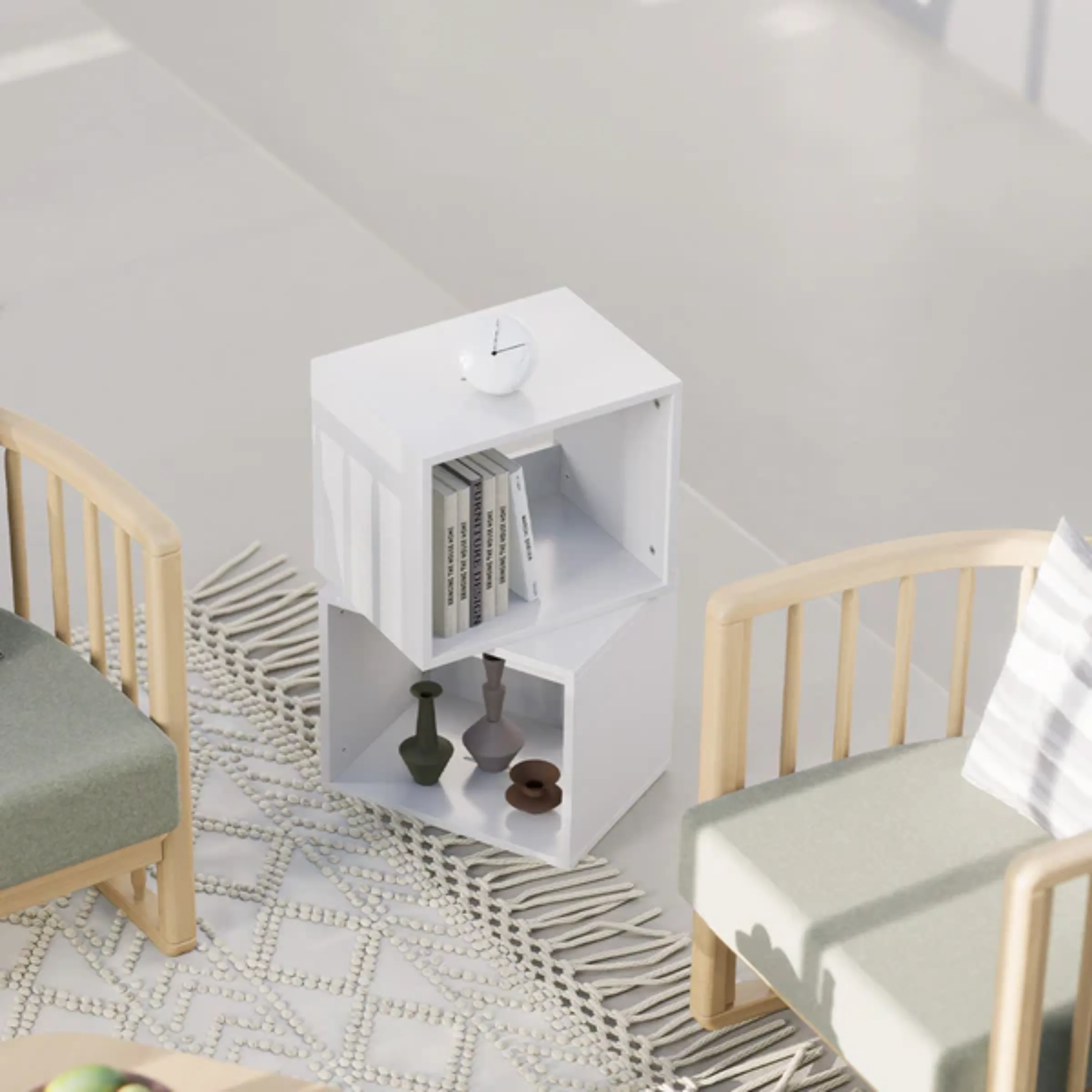Boori Neat Kids Modular Box 2pk, Barley White