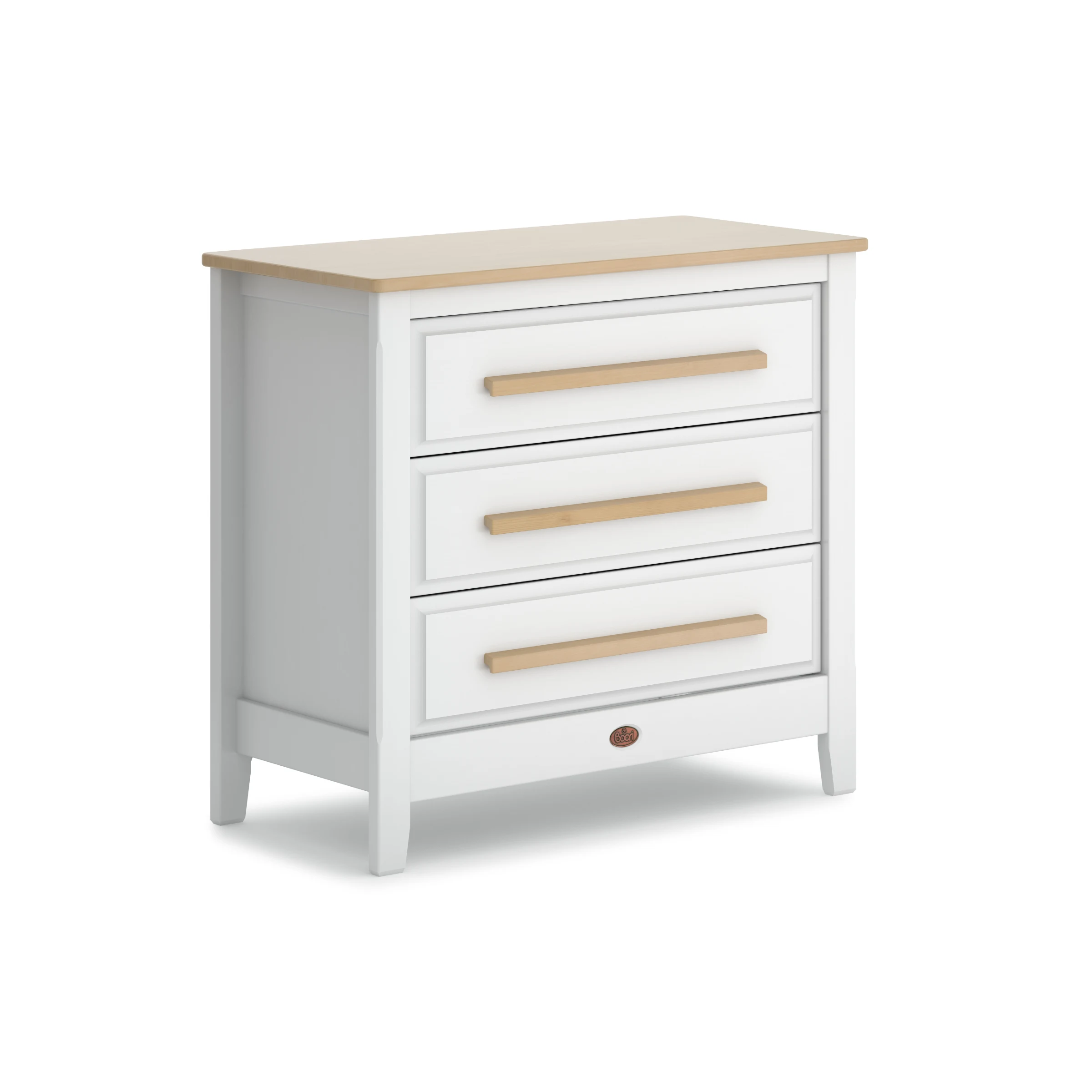 Boori Linear Kids 3 Drawer Chest Smart Assembly, Barley and Almond