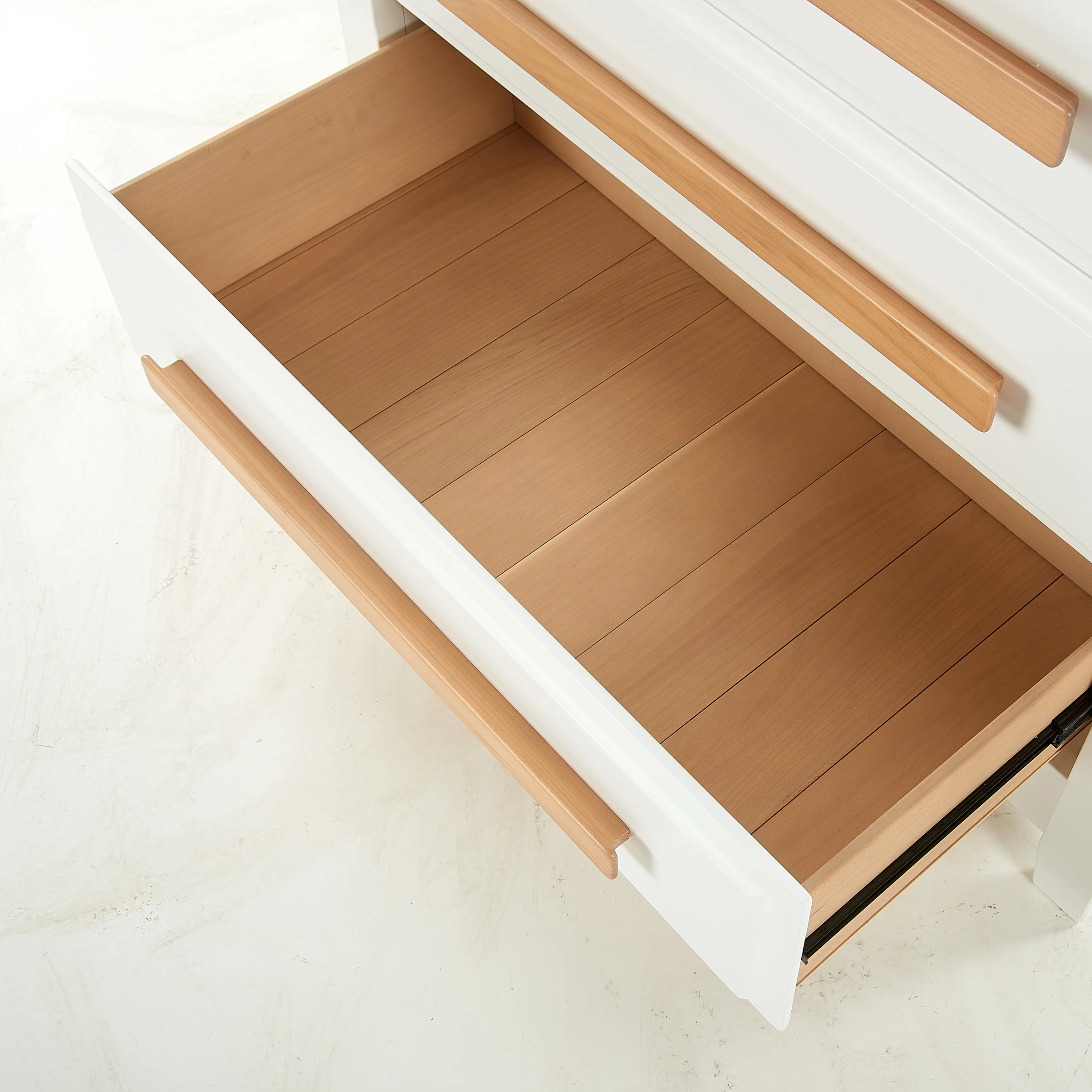Boori Linear Kids 3 Drawer Chest Smart Assembly, Barley and Almond
