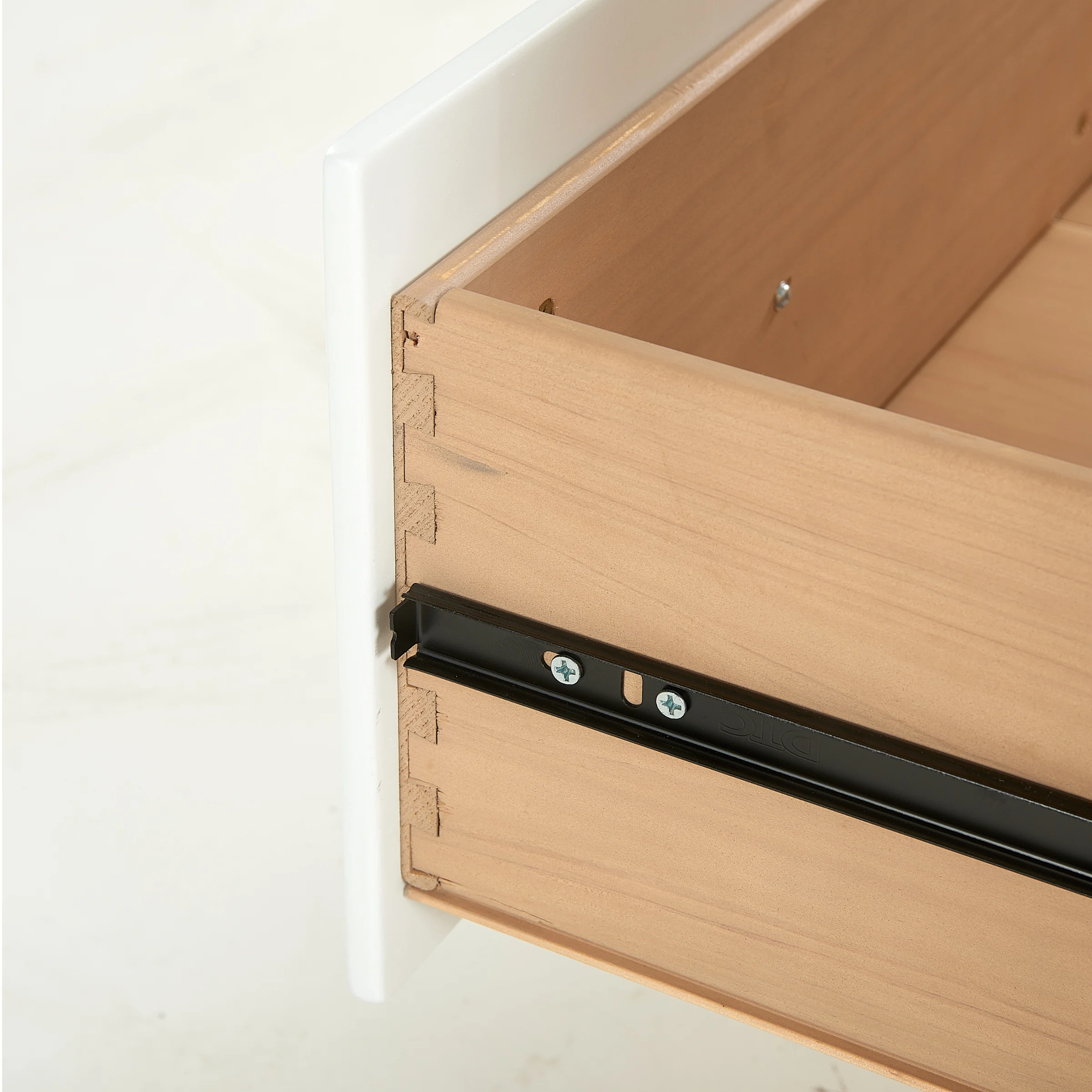 Boori Linear Kids 3 Drawer Chest Smart Assembly, Barley and Almond