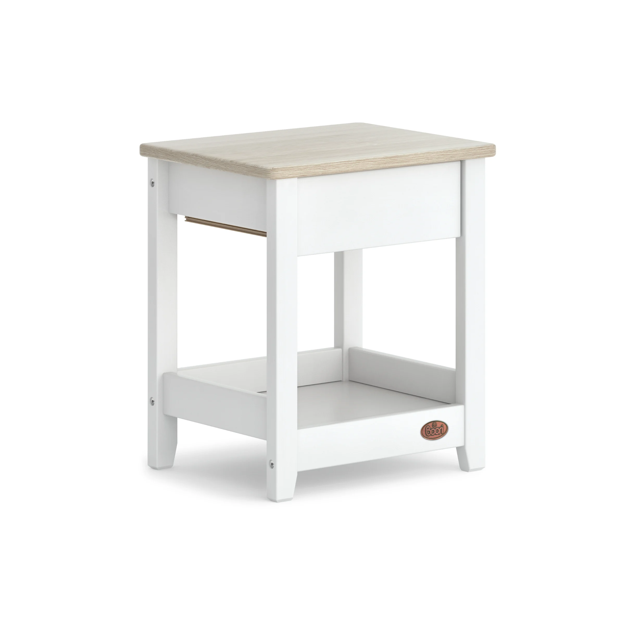 Boori Linear Kids Bedside Table, Barley and Oak