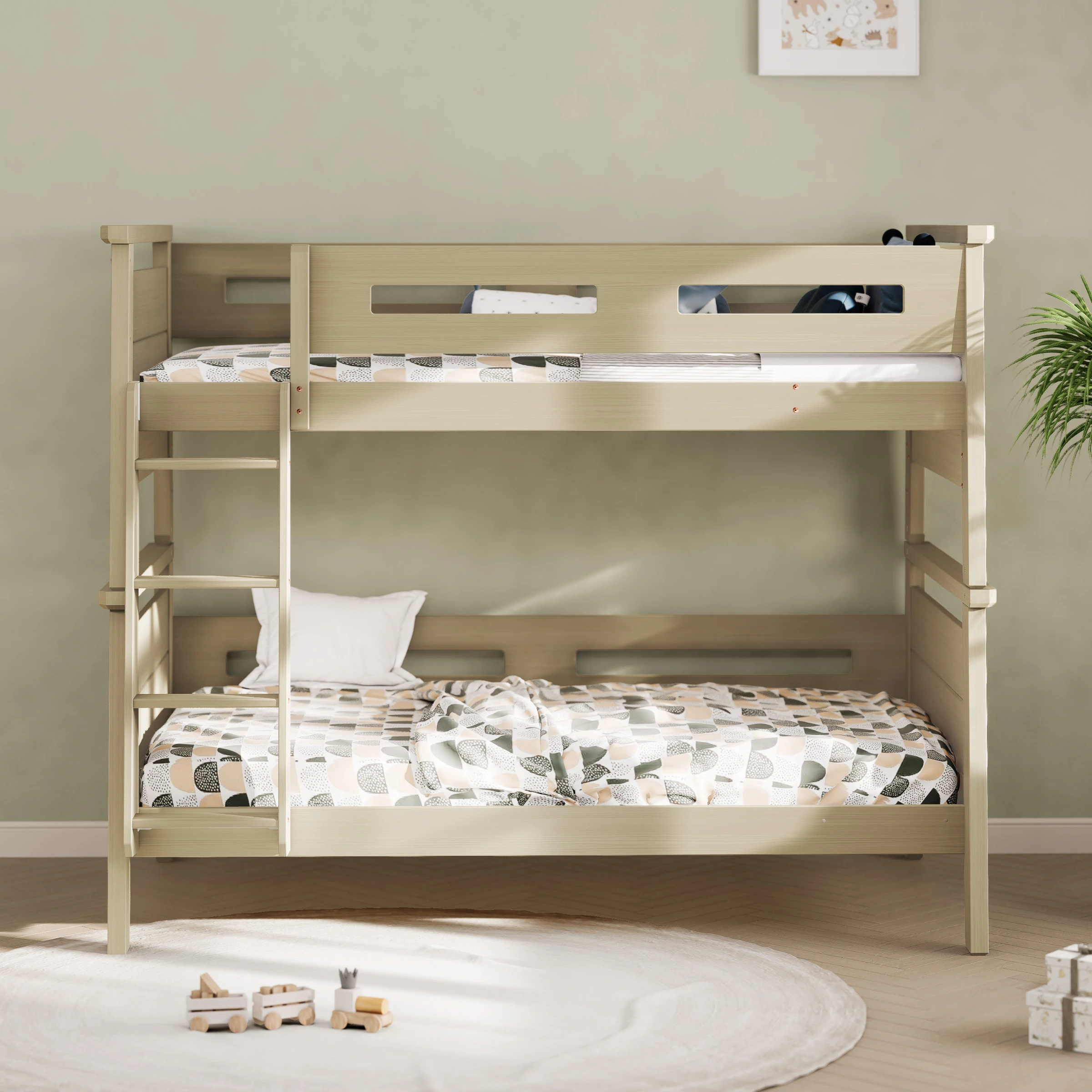 Boori Horizon Kids King Single Bunk Bed, Brushed Grey