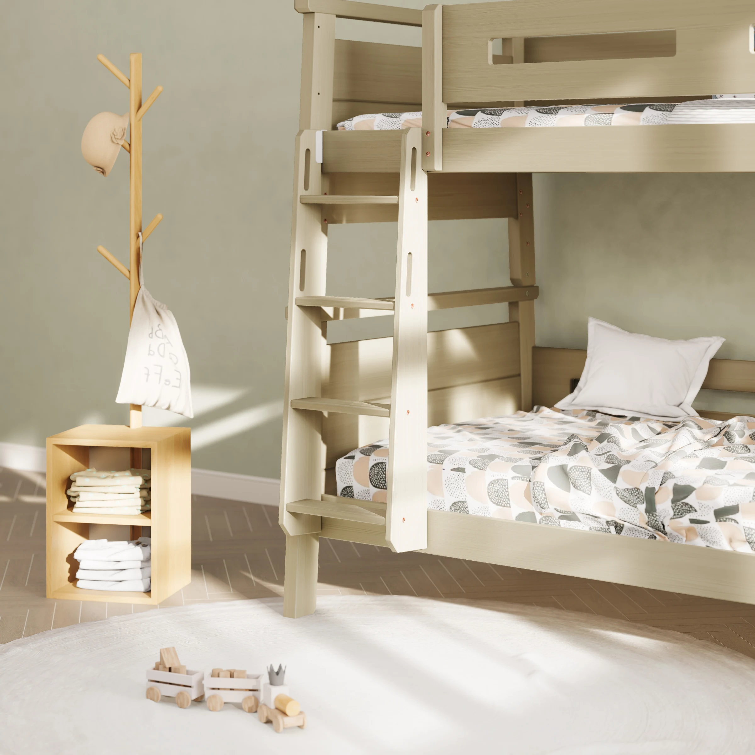 Boori Horizon Kids King Single Bunk Bed, Brushed Grey
