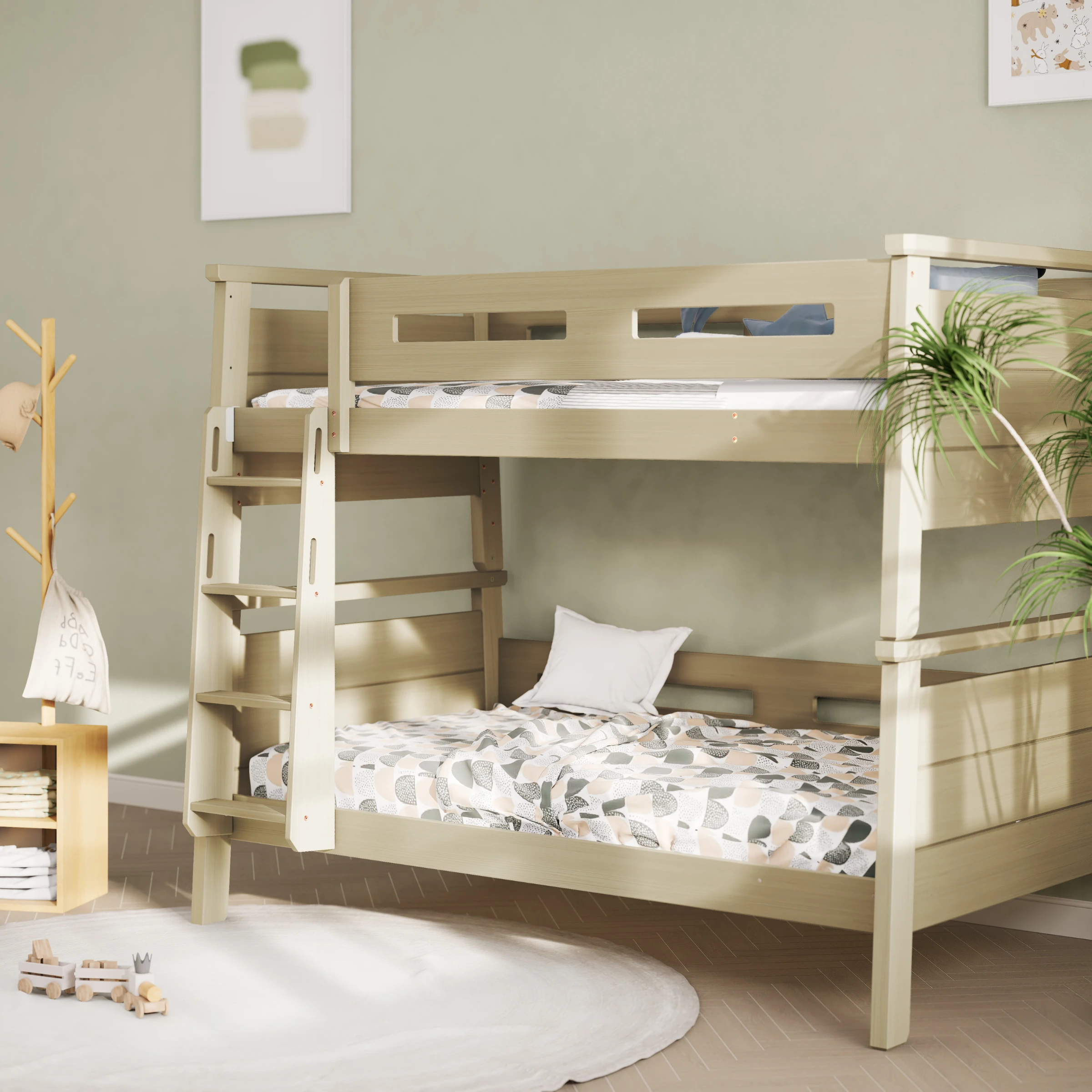 Boori Horizon Kids King Single Bunk Bed, Brushed Grey