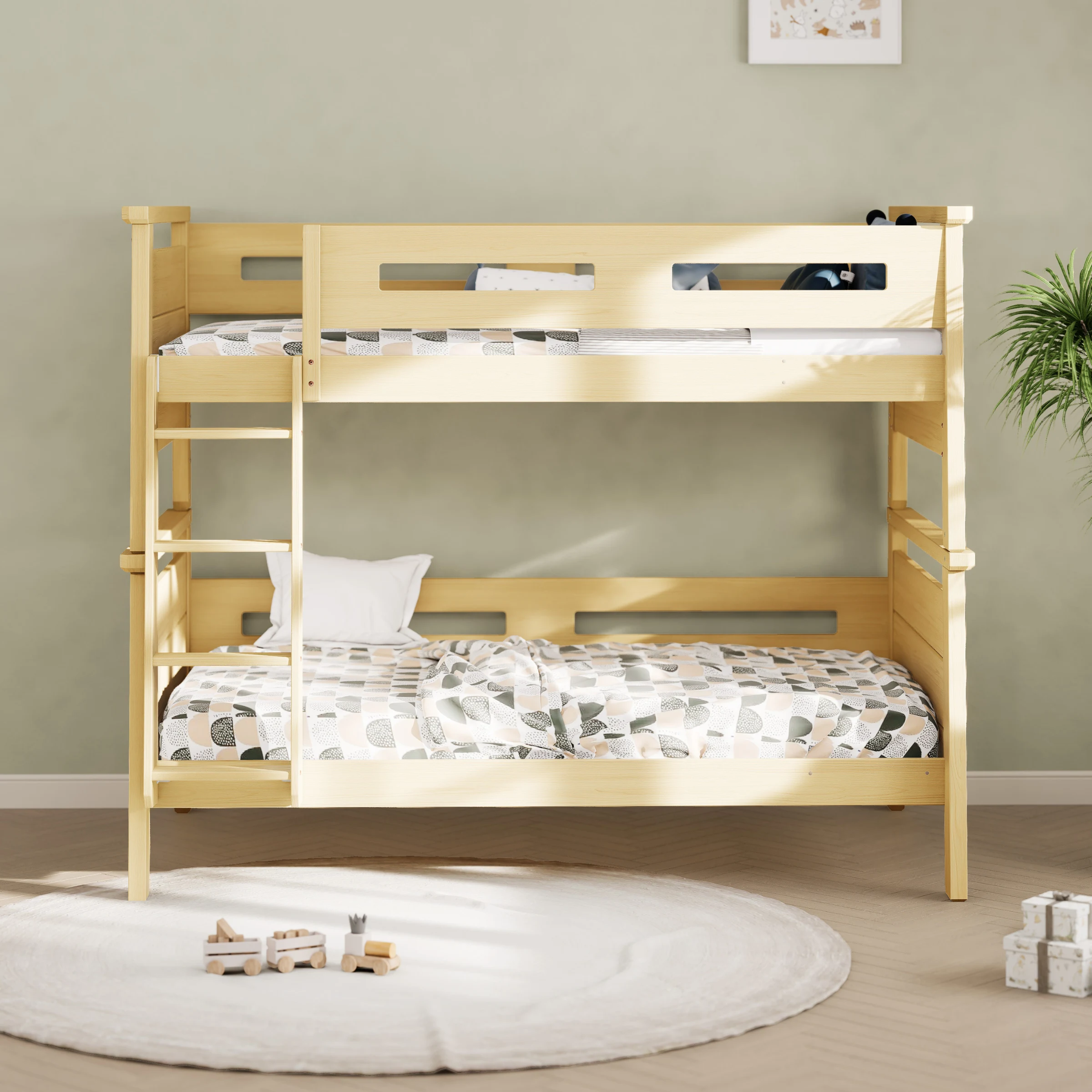 Boori Horizon Kids King Single Bunk Bed, Brushed Natural
