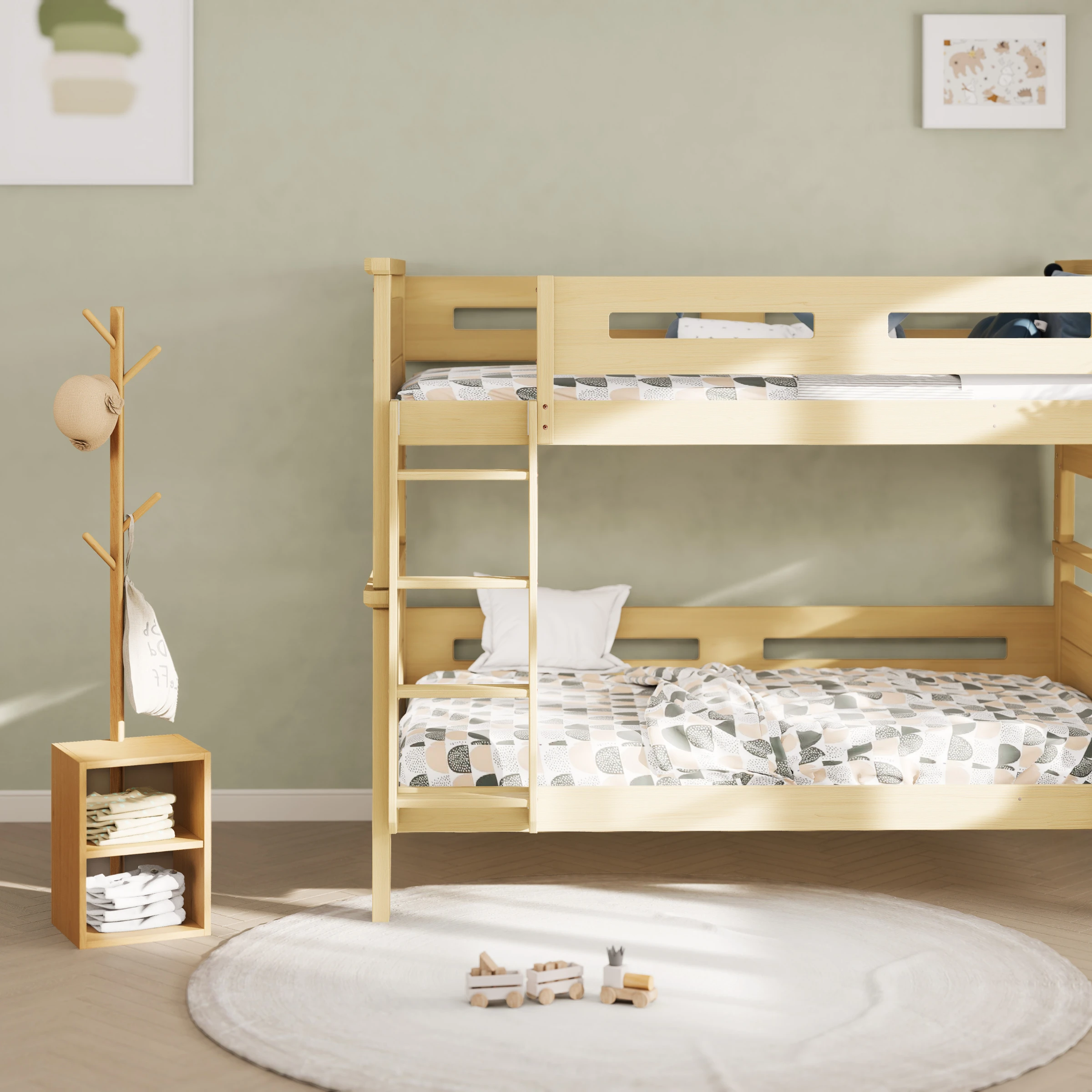 Boori Horizon Kids King Single Bunk Bed, Brushed Natural