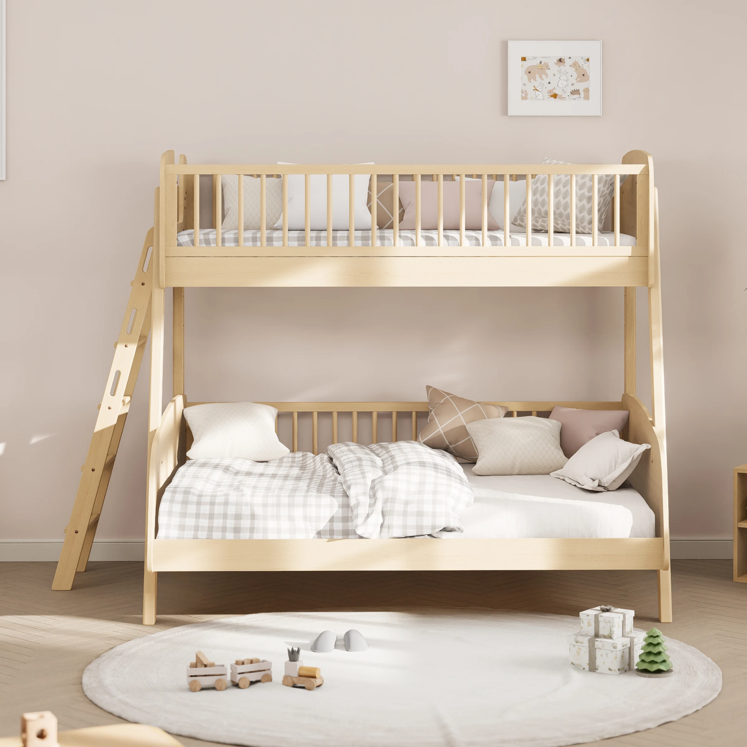 Boori Matilda Kids Maxi Bunk Bed + Ladder, Beech