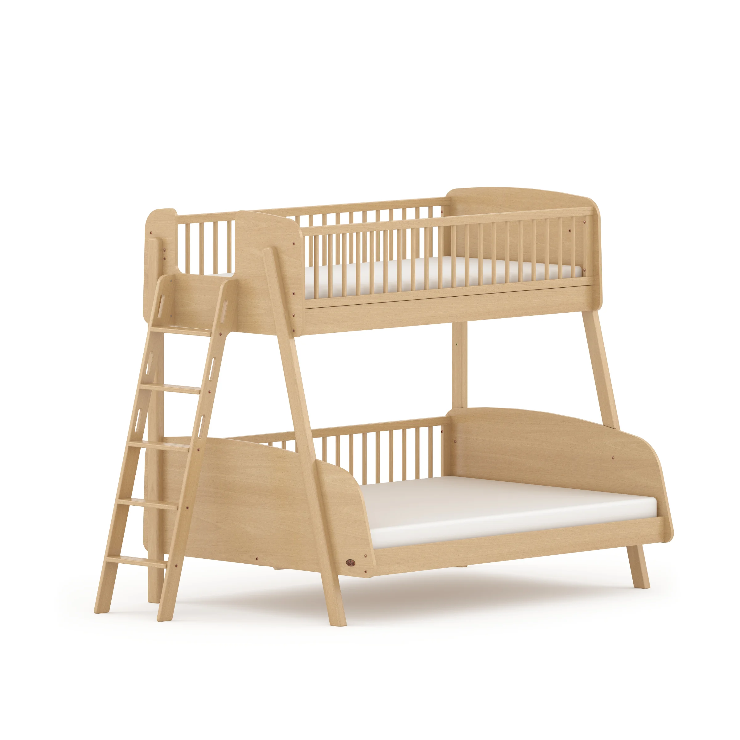 Boori Matilda Kids Maxi Bunk Bed + Ladder, Beech