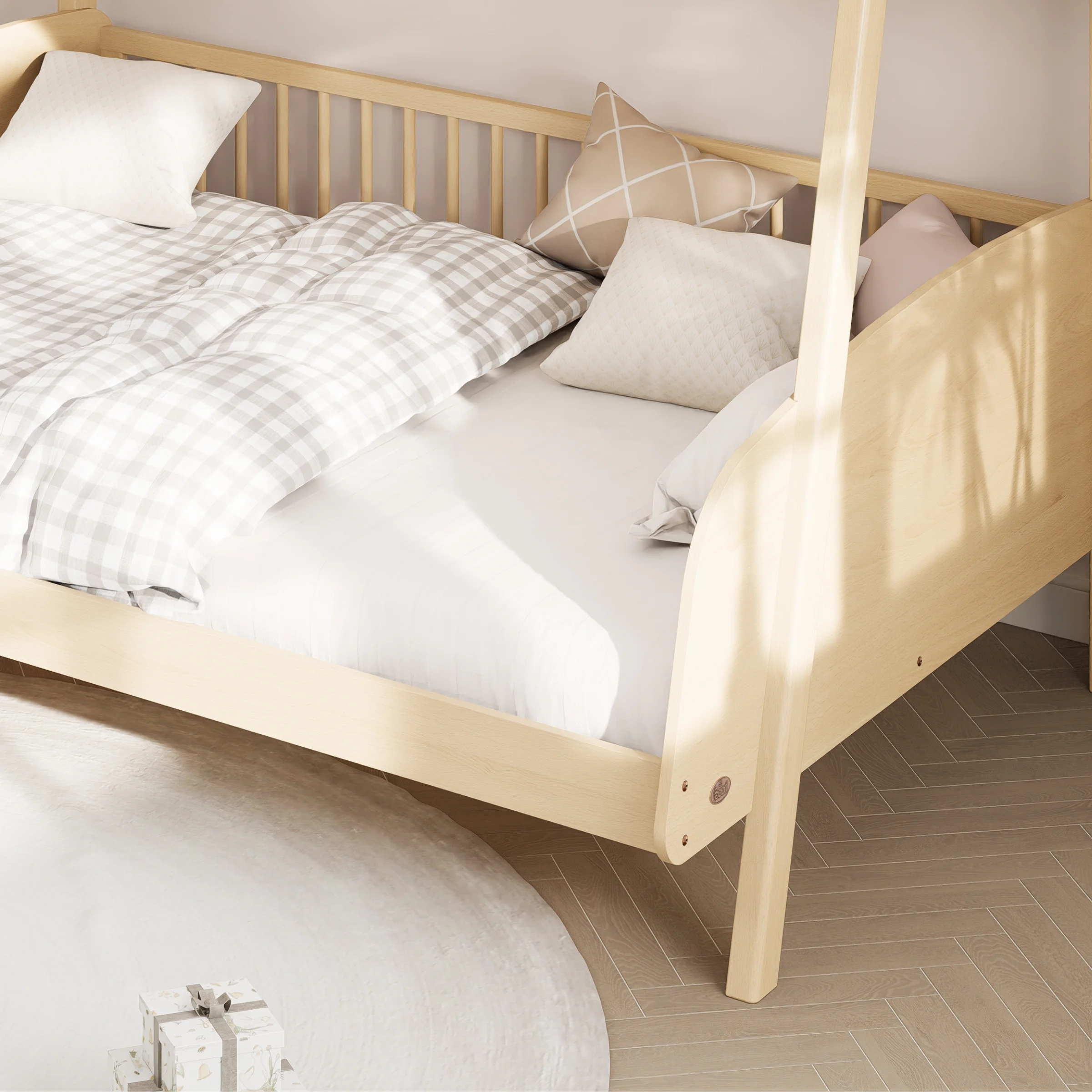 Boori Matilda Kids Maxi Bunk Bed + Ladder, Beech