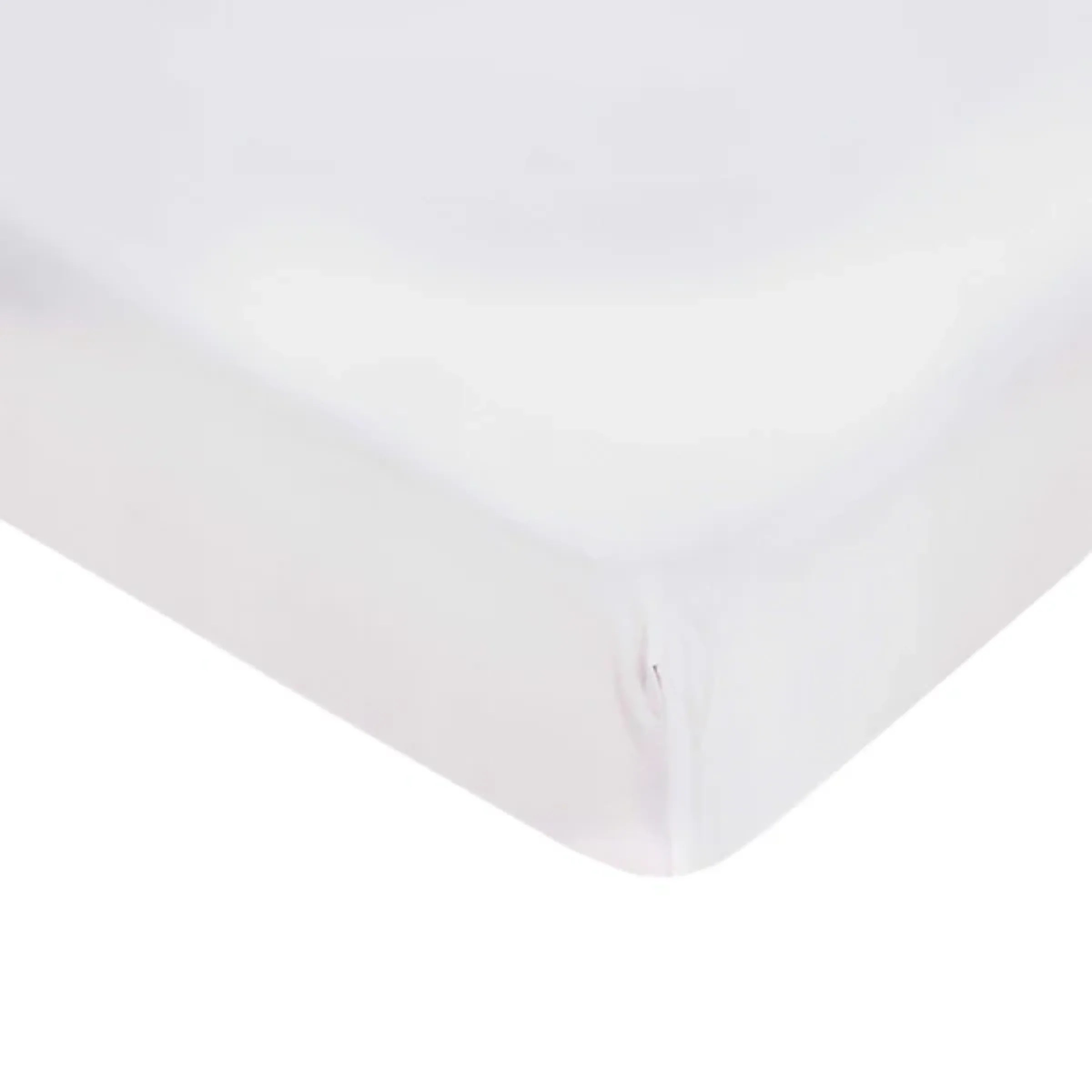 Boori Natty Kids Bedside Bed Fitted Sheet, 79x160cm, White
