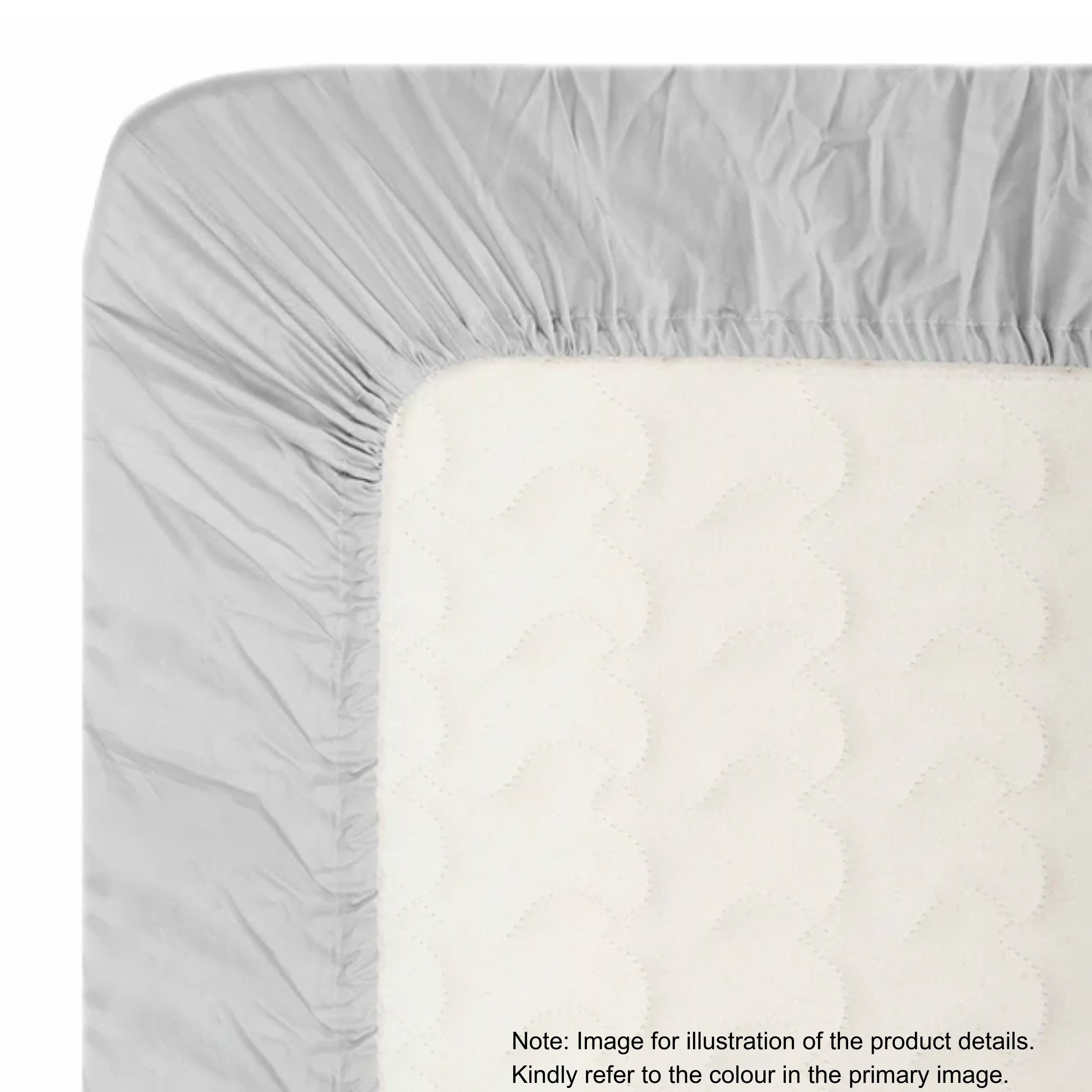 Boori Natty Kids Bedside Bed Fitted Sheet, 79x160cm, White