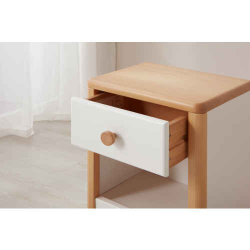 Boori Avalon Kids Bedside Table, Barley and Almond