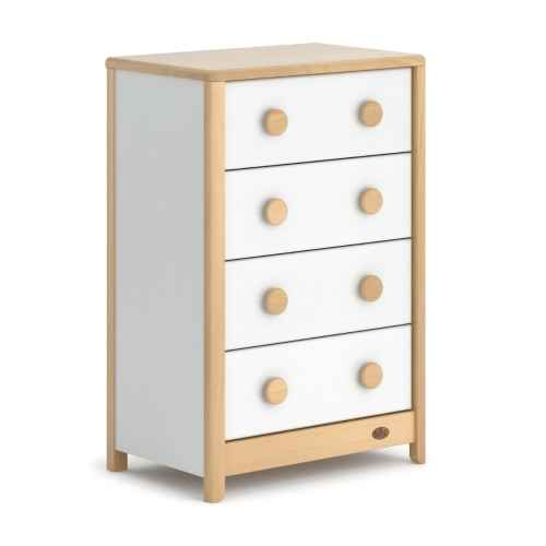 Boori Byron Kids 4 Drawer Chest, Barley White and Beech