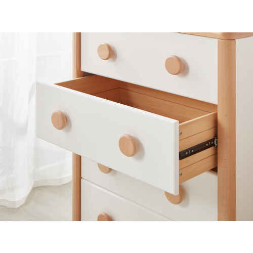 Boori Byron Kids 4 Drawer Chest, Barley White and Beech