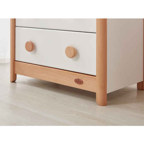 Boori Byron Kids 4 Drawer Chest, Barley White and Beech