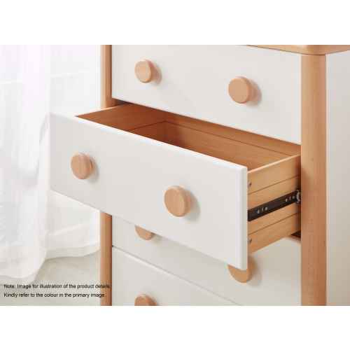 Boori Byron Kids 4 Drawer Chest, Blueberry and Beech