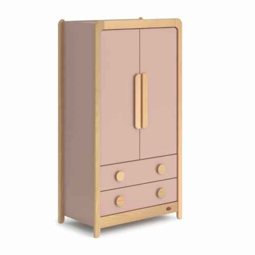 Boori Byron Kids 2 Door wardrobe with 2 drawers, Cherry and Beech