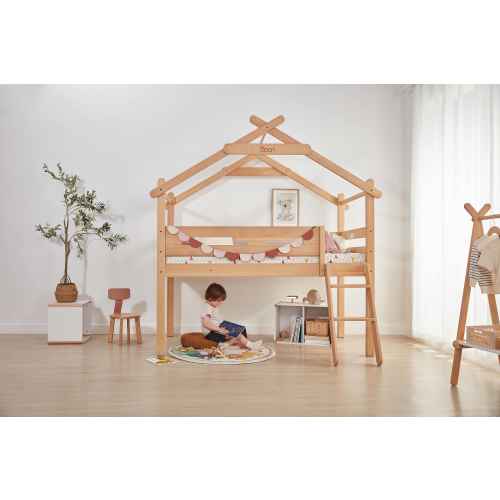 Boori Forest Kids Teepee Single Loft Bed