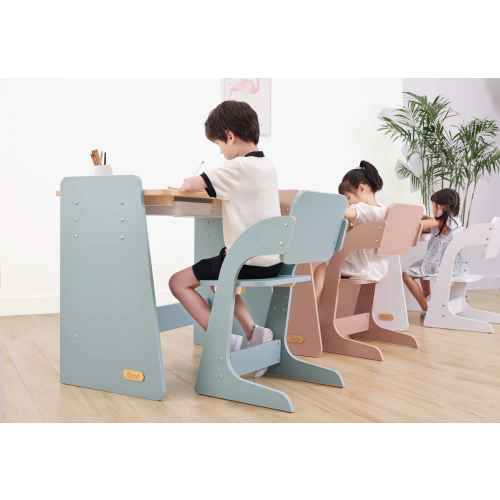 Boori Natty Kids Desk, Blueberry and Almond