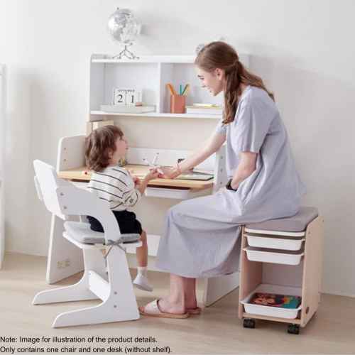 Boori Natty Kids Desk with Study Chair, Barley and Almond