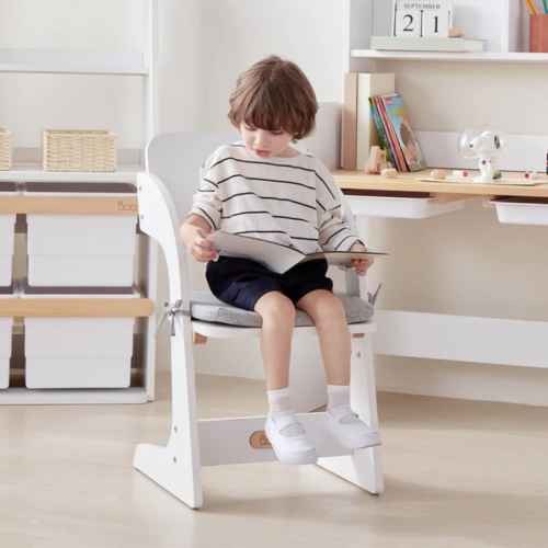 Boori Natty Kids Desk with Study Chair, Barley and Almond