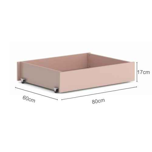 Boori Neat Kids Under Bed Storage Drawer 2 Pack, Cherry