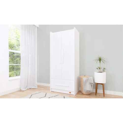 Boori Neat Kids 2 Door Wardrobe, Barley White