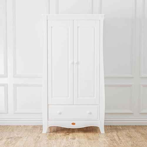 Boori Sleigh Kids Wardrobe, Barley White