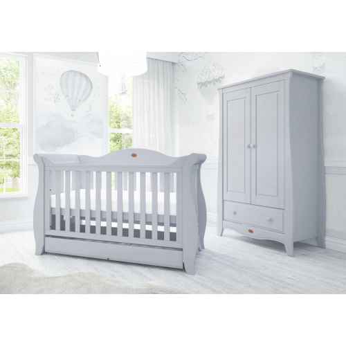 Boori Sleigh Kids Wardrobe, Pebble